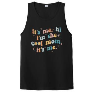 It's Me Hi I'm The Cool Mom It's Me Groovy Retro PosiCharge Competitor Tank