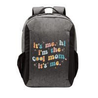 It's Me Hi I'm The Cool Mom It's Me Groovy Retro Vector Backpack