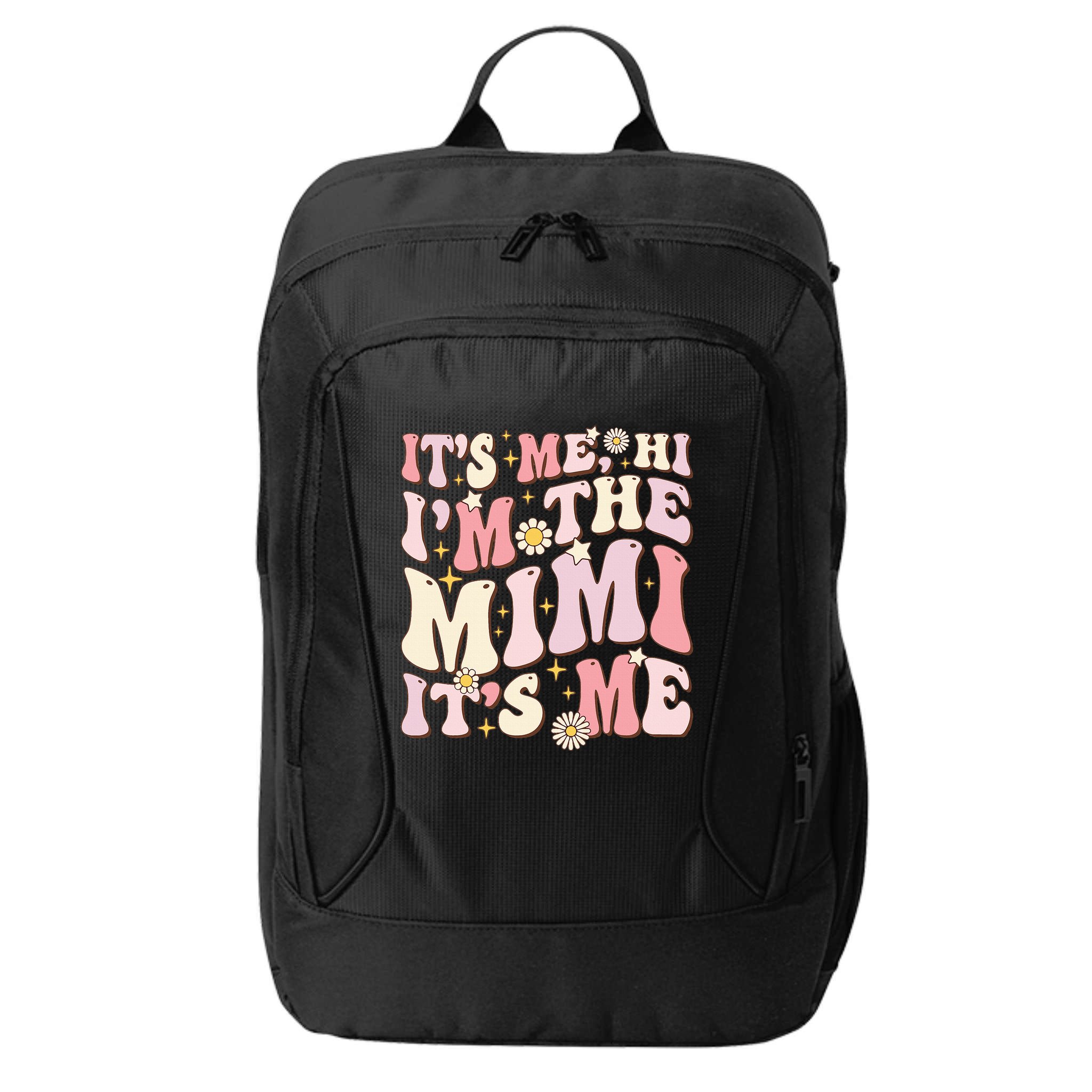 Its Me Hi I'm The Mimi It's Me Funny Groovy Mimi City Backpack