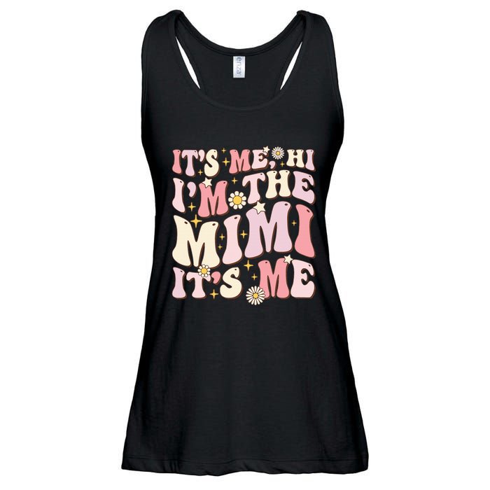 Its Me Hi I'm The Mimi It's Me Funny Groovy Mimi Ladies Essential Flowy Tank