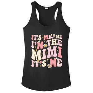 Its Me Hi I'm The Mimi It's Me Funny Groovy Mimi Ladies PosiCharge Competitor Racerback Tank