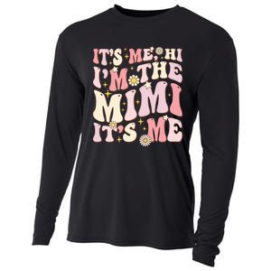 Its Me Hi I'm The Mimi It's Me Funny Groovy Mimi Cooling Performance Long Sleeve Crew