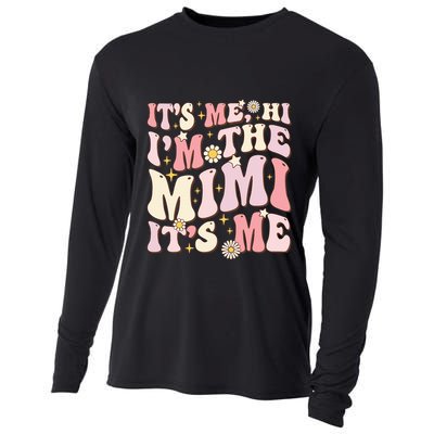 Its Me Hi I'm The Mimi It's Me Funny Groovy Mimi Cooling Performance Long Sleeve Crew