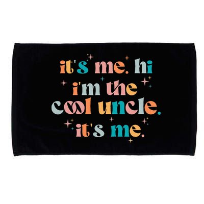 Its Me Hi Im The Cool Uncle Its Me Groovy Family Matching Microfiber Hand Towel