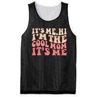 Its Me Hi Im The Cool Mom Its Me Mothers Day Flower Groovy Mesh Reversible Basketball Jersey Tank