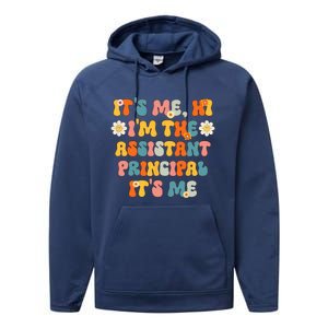 Its Me Hi Im The Ap Its Me Funny Assistant Principal Performance Fleece Hoodie