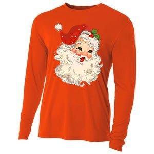 In My Holly Xmas Jolly Mama Era Christmas Mom Two Sides Gift Cooling Performance Long Sleeve Crew