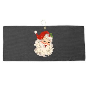 In My Holly Xmas Jolly Mama Era Christmas Mom Two Sides Gift Large Microfiber Waffle Golf Towel