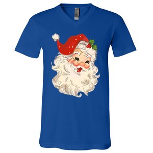 In My Holly Xmas Jolly Mama Era Christmas Mom Two Sides Gift V-Neck T-Shirt