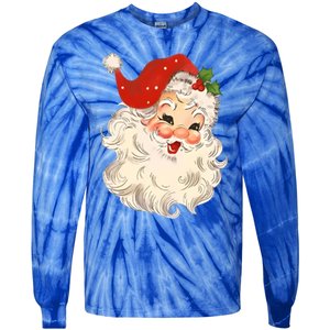 In My Holly Xmas Jolly Mama Era Christmas Mom Two Sides Gift Tie-Dye Long Sleeve Shirt