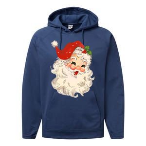 In My Holly Xmas Jolly Mama Era Christmas Mom Two Sides Gift Performance Fleece Hoodie