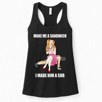 I Made Him A Sub Submissive Male Slave Dominatrix Womens Tank Top