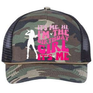 Its Me Hi IM The Birthday Girl Its Me Birthday Retro Rope Trucker Hat Cap