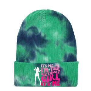 Its Me Hi IM The Birthday Girl Its Me Birthday Tie Dye 12in Knit Beanie