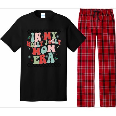 In My Holly Xmas Jolly Mom Era Retro Family Christmas Party Pajama Set