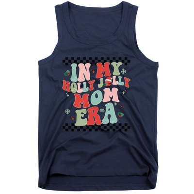 In My Holly Xmas Jolly Mom Era Retro Family Christmas Party Tank Top