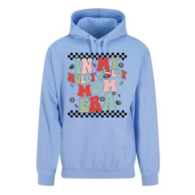 In My Holly Xmas Jolly Mom Era Retro Family Christmas Party Unisex Surf Hoodie