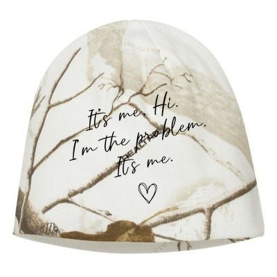 It's Me, Hi, I'm The Problem Funny Sayings Kati - Camo Knit Beanie