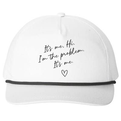 It's Me, Hi, I'm The Problem Funny Sayings Snapback Five-Panel Rope Hat