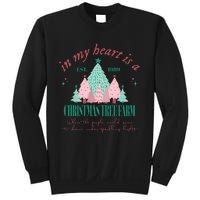 In My Heart Is A Christmas Xmas Tree Farm Vintage Clothing Sweatshirt