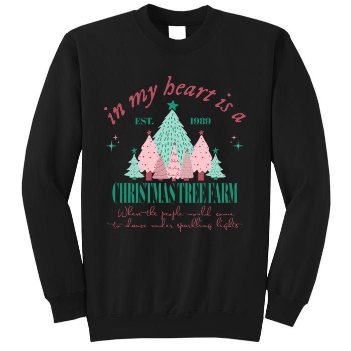 In My Heart Is A Christmas Xmas Tree Farm Vintage Clothing Sweatshirt