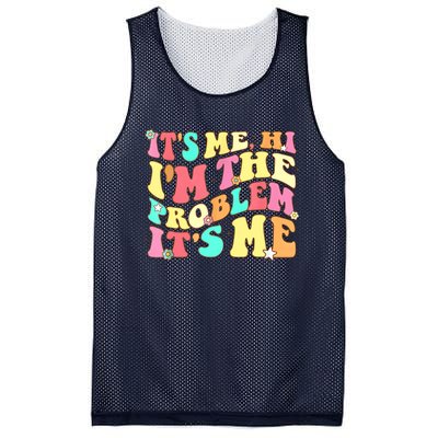 Its Me Hi Im The Problem Its Me Vintage Trendy Mesh Reversible Basketball Jersey Tank