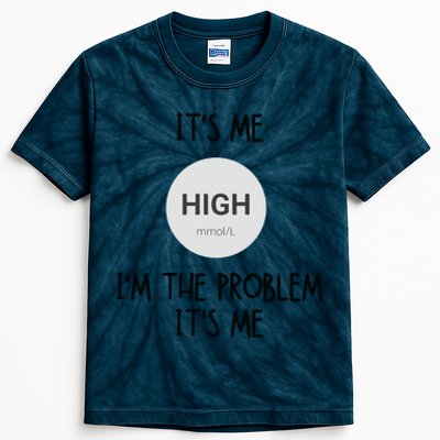 Its Me High Mmol L Im The Problem Its Me Diabetes Awarenes Kids Tie-Dye T-Shirt