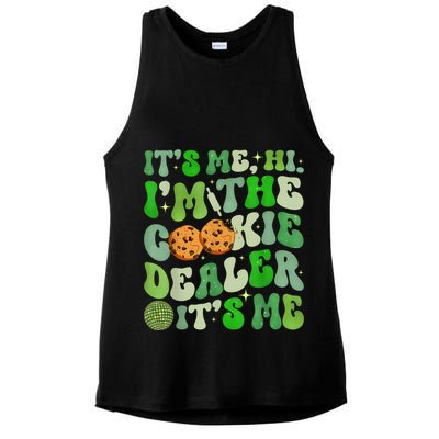 Its Me Hi Im The Cookie Dealer Girl Scout Troop Scouting Ladies PosiCharge Tri-Blend Wicking Tank