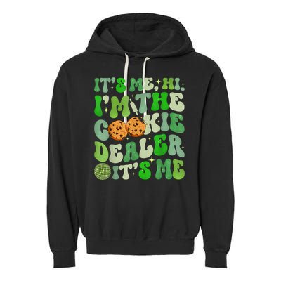 Its Me Hi Im The Cookie Dealer Girl Scout Troop Scouting Garment-Dyed Fleece Hoodie