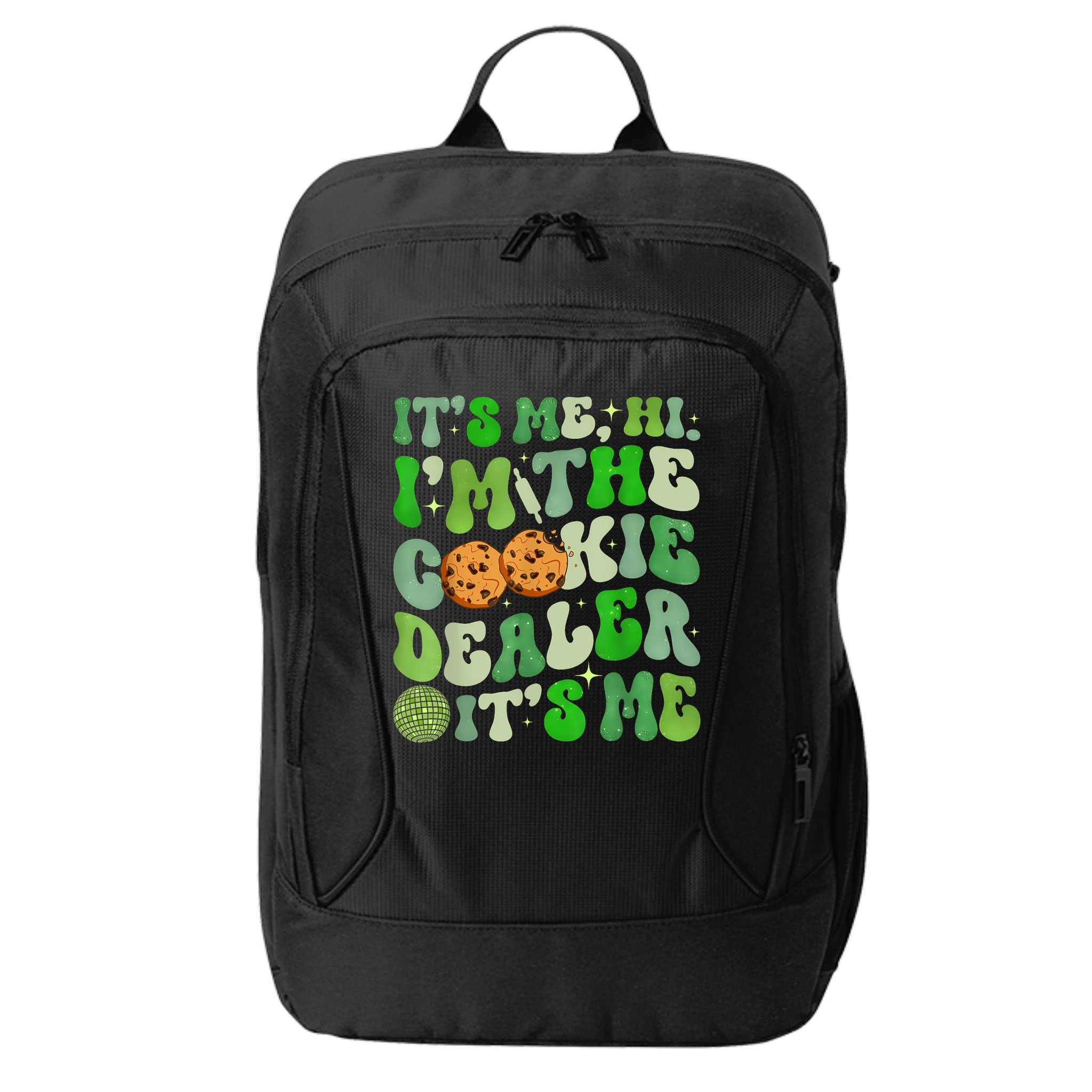 Its Me Hi Im The Cookie Dealer Girl Scout Troop Scouting City Backpack