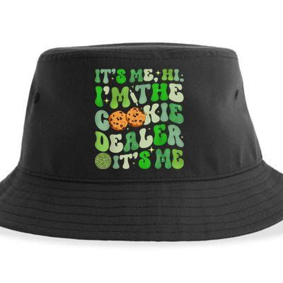 Its Me Hi Im The Cookie Dealer Girl Scout Troop Scouting Sustainable Bucket Hat