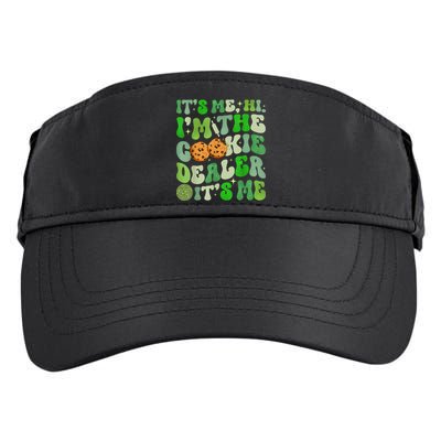 Its Me Hi Im The Cookie Dealer Girl Scout Troop Scouting Adult Drive Performance Visor