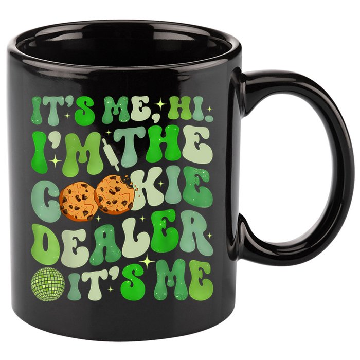 Its Me Hi Im The Cookie Dealer Girl Scout Troop Scouting 11oz C Handle Ceramic Mug