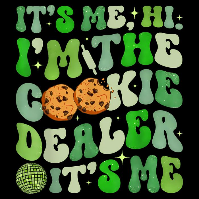 Its Me Hi Im The Cookie Dealer Girl Scout Troop Scouting Drawstring Bag