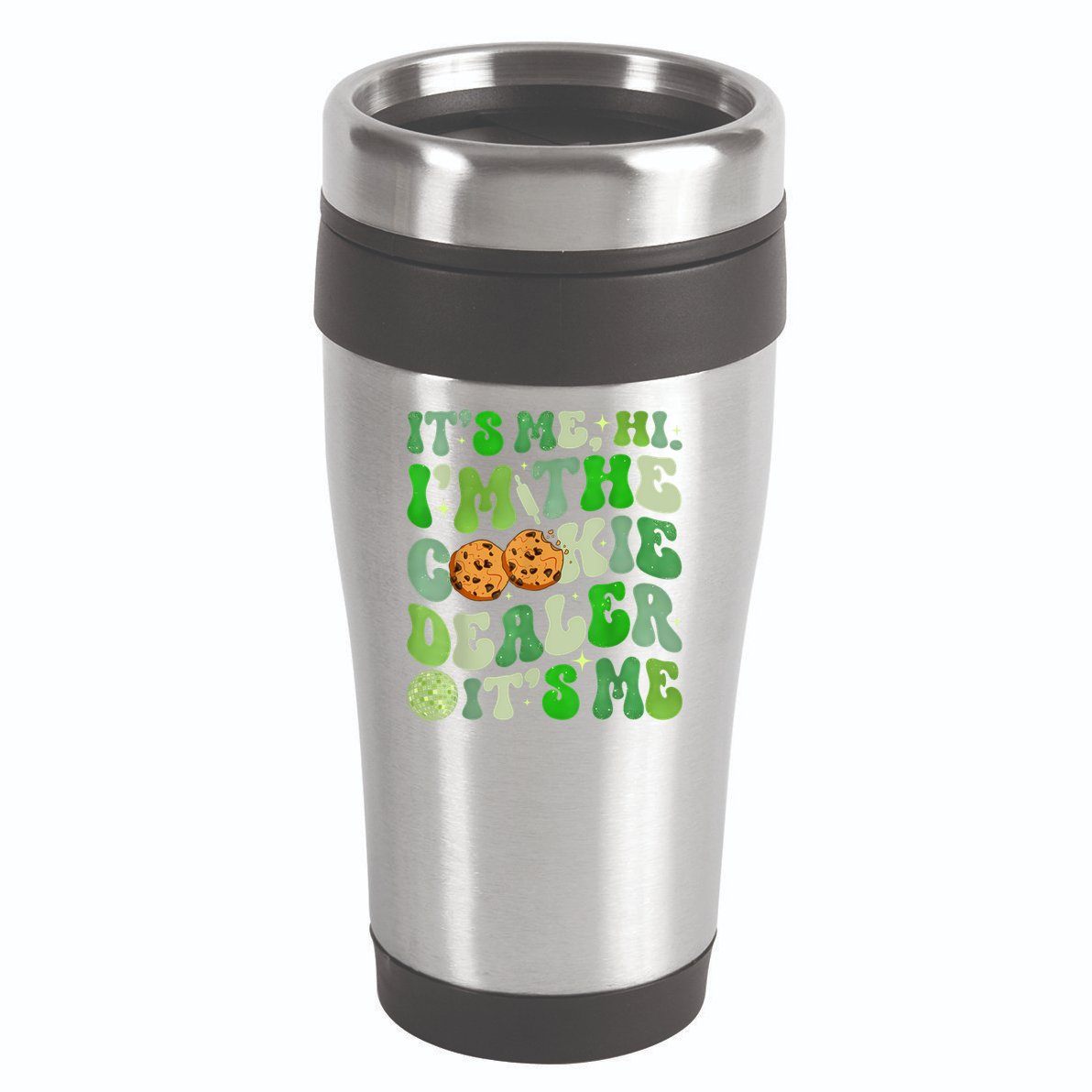Its Me Hi Im The Cookie Dealer Girl Scout Troop Scouting 16oz Travel Tumbler