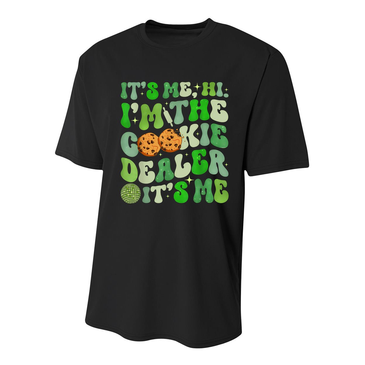 Its Me Hi Im The Cookie Dealer Girl Scout Troop Scouting Youth Performance Sprint T-Shirt