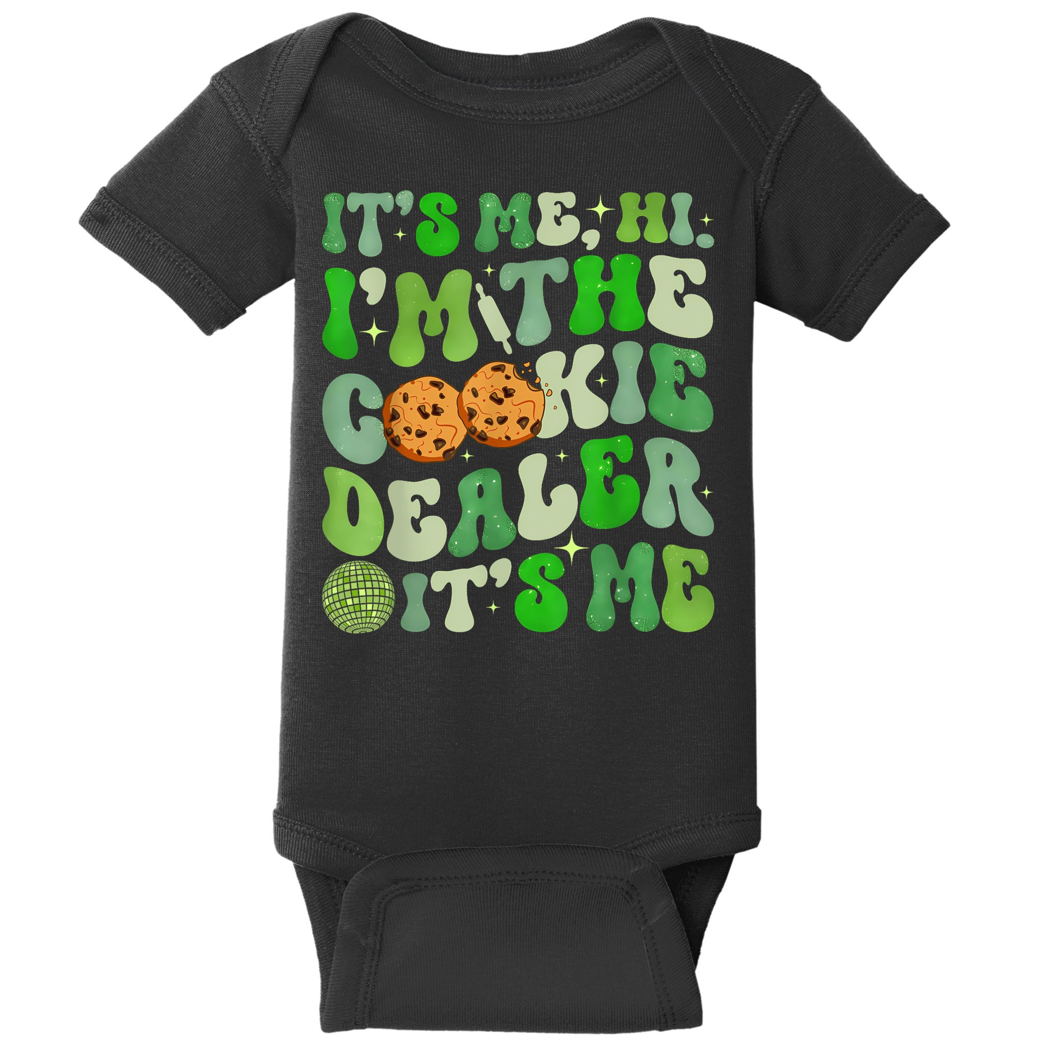 Its Me Hi Im The Cookie Dealer Girl Scout Troop Scouting Baby Bodysuit