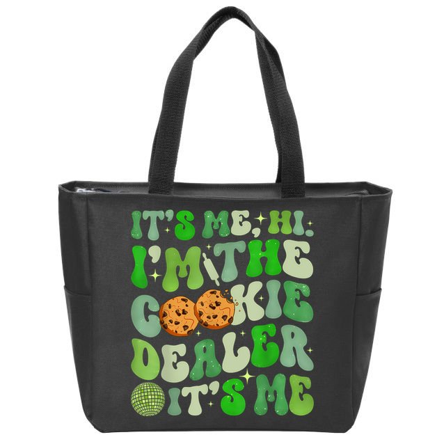 Its Me Hi Im The Cookie Dealer Girl Scout Troop Scouting Zip Tote Bag