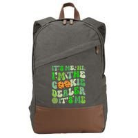 Its Me Hi Im The Cookie Dealer Girl Scout Troop Scouting Cotton Canvas Backpack