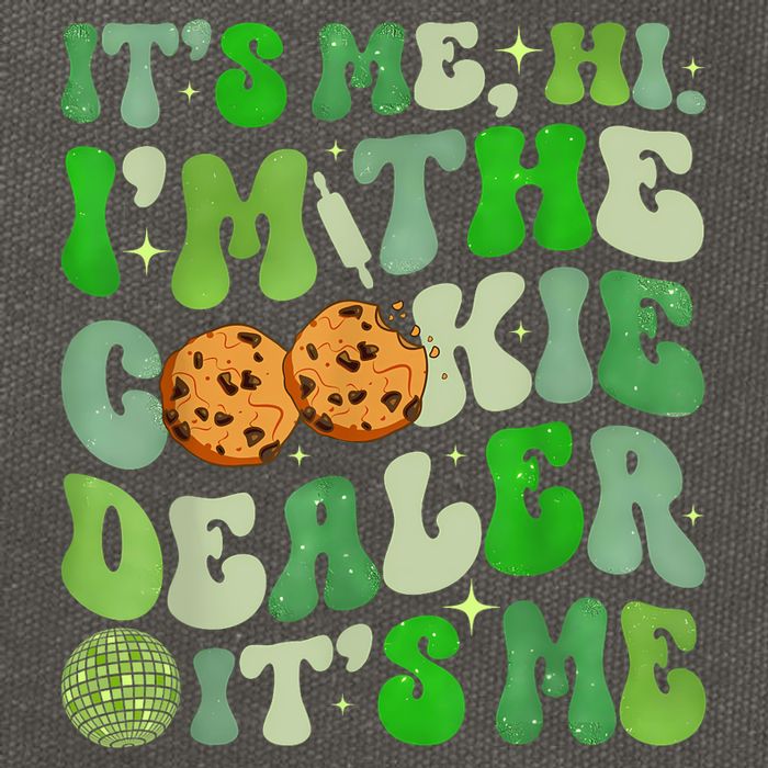 Its Me Hi Im The Cookie Dealer Girl Scout Troop Scouting Cotton Canvas Backpack