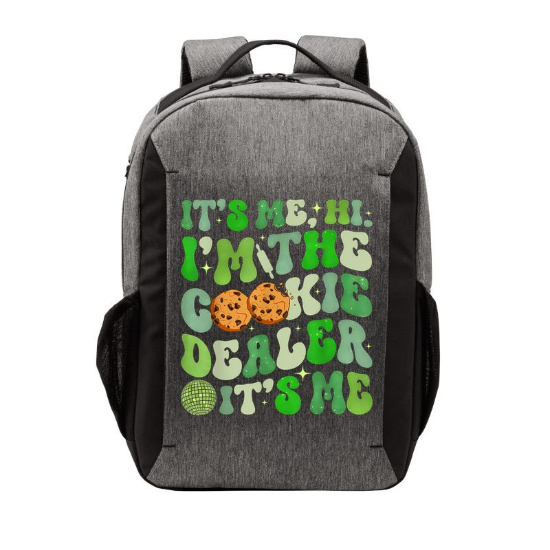 Its Me Hi Im The Cookie Dealer Girl Scout Troop Scouting Vector Backpack