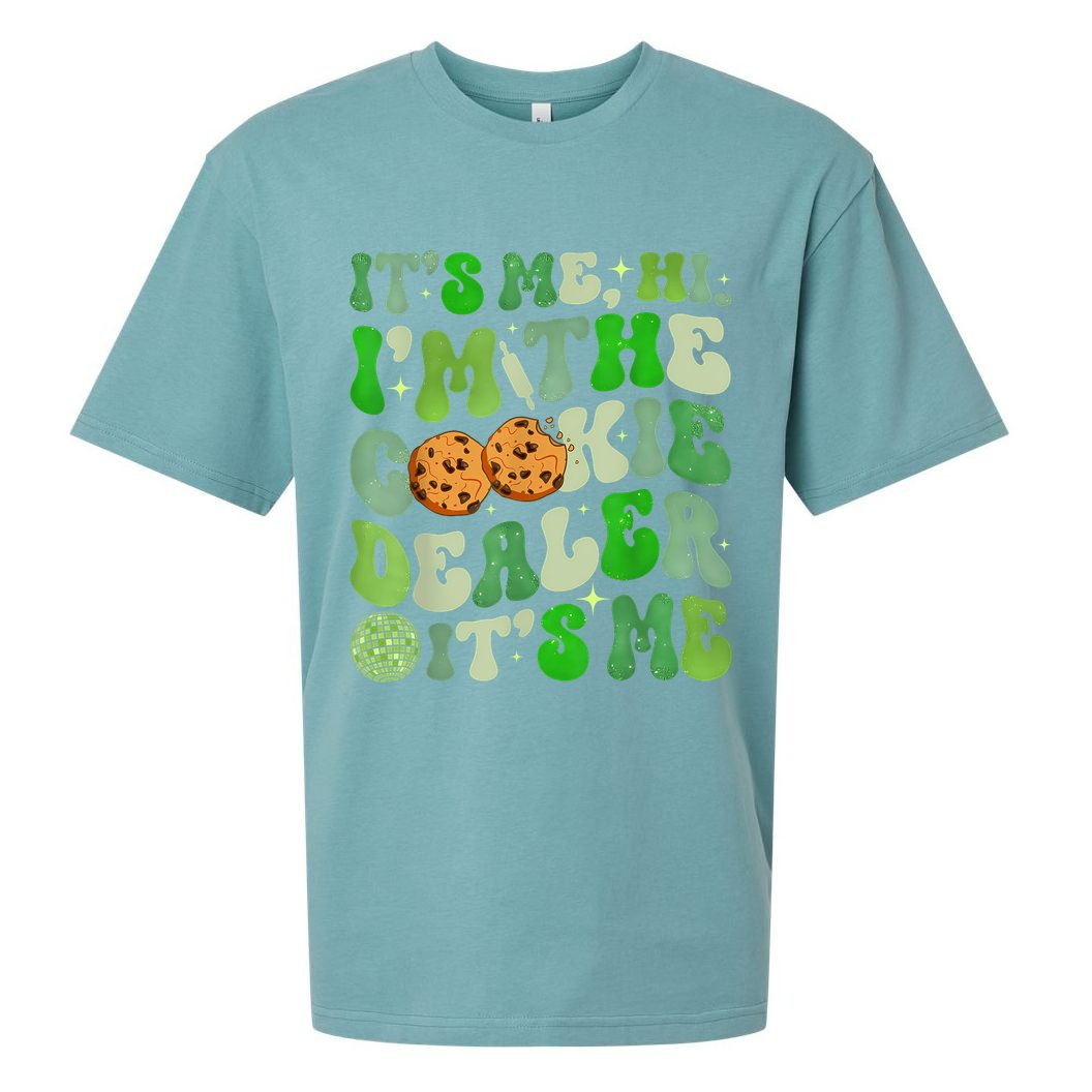 Its Me Hi Im The Cookie Dealer Girl Scout Troop Scouting Sueded Cloud Jersey T-Shirt