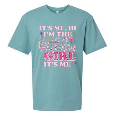 Its Me Hi Im The Birthday Girl Its Me Birthday Party Sueded Cloud Jersey T-Shirt