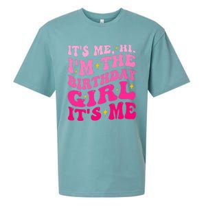 Its Me Hi IM The Birthday Girl Its Me Birthday Party Sueded Cloud Jersey T-Shirt