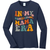 In My Homeschool Mama Era Funny Mom Teacher Gift Ladies Long Sleeve Shirt