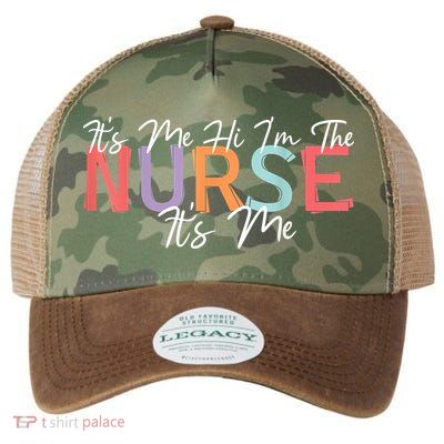 Its Me Hi I'm The Nurse RN ER NICU Nursing Legacy Tie Dye Trucker Hat