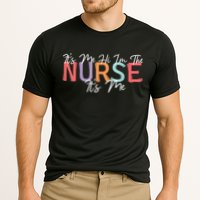 Its Me Hi I'm The Nurse RN ER NICU Nursing Cooling Performance Crew T-Shirt