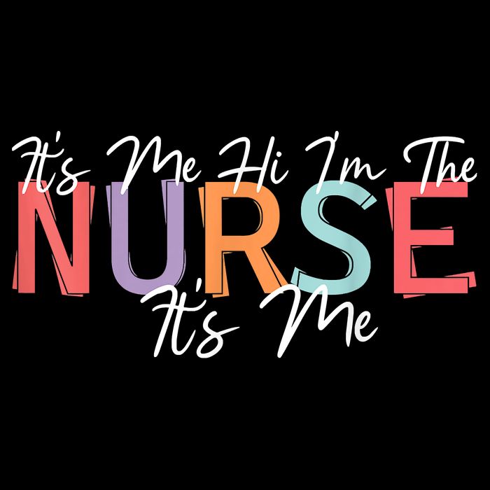 Its Me Hi I'm The Nurse RN ER NICU Nursing Cooling Performance Crew T-Shirt