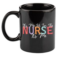 Its Me Hi I'm The Nurse RN ER NICU Nursing 11oz C Handle Ceramic Mug