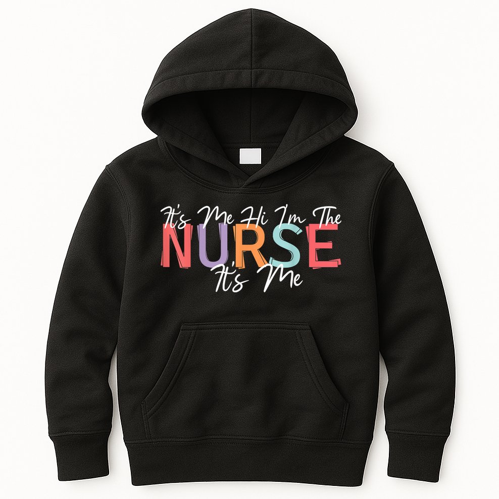Its Me Hi I'm The Nurse RN ER NICU Nursing Kids Hoodie